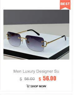 Männer Designer Sonnenbrillen Outdoor Fashion Zonnebril Frauen Vintage Rahmenlose Quadratische Kleine Randlose Brille Antireflex_voghion.com