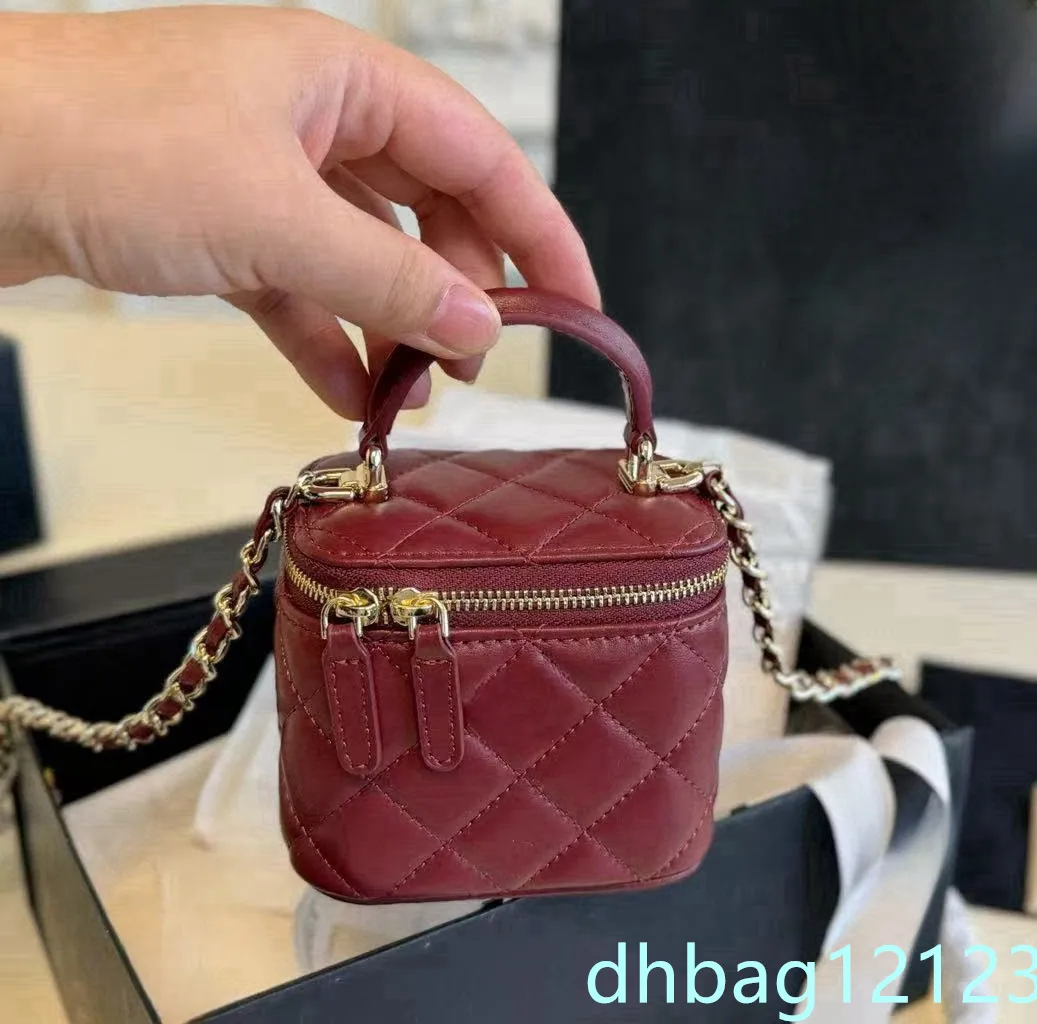 Dames Box Designer Top Handvat Vulpads Ketting Diagonale Schouder Make-up Caid Lippenstift Stand Mini Hoge Kwaliteit_voghion.com