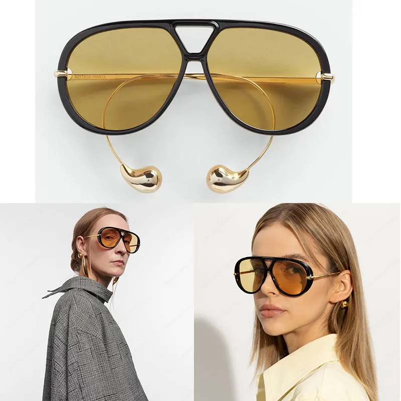 per donna qualità metallo unico specchio gambe classico marchio occhiali oversize sport all'aria aperta moda uomo designer_voghion.com