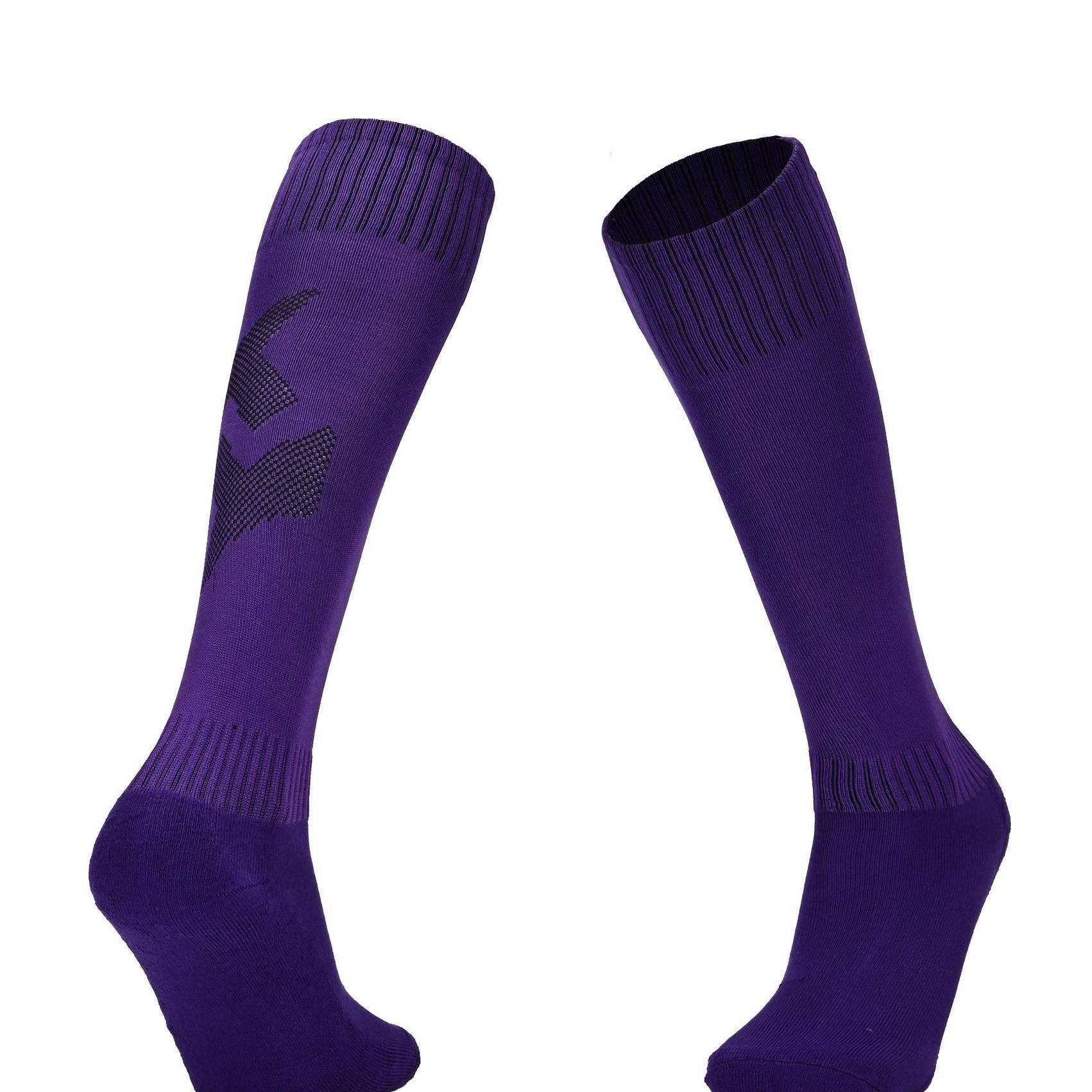 Breathable Cotton Football Socks With Anti-Slip Grip For Adults & Kids - Long Tube Training Socks In Multiple Colors_voghion.com