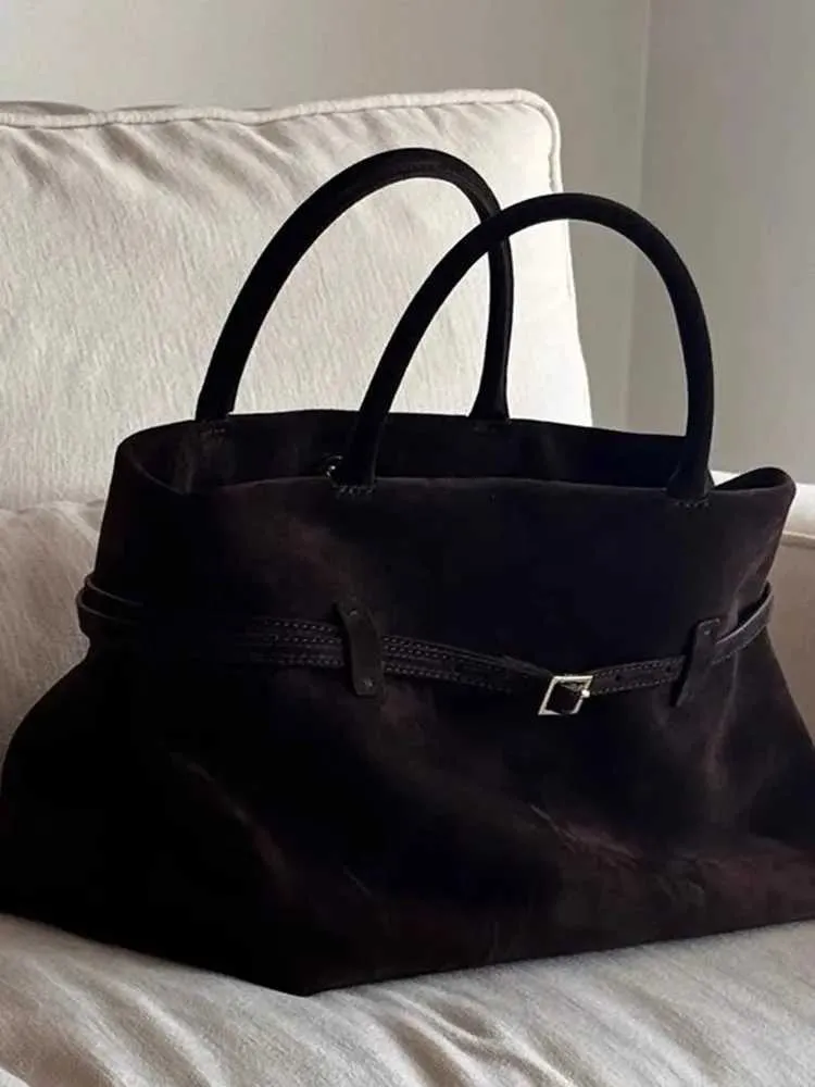 Velour Chamois Retro Tote Taske Til Kvinder Desinger Scrub Håndtaske Kvinde Stor Kapacitet Moderigtige DametaskerC241018_voghion.com