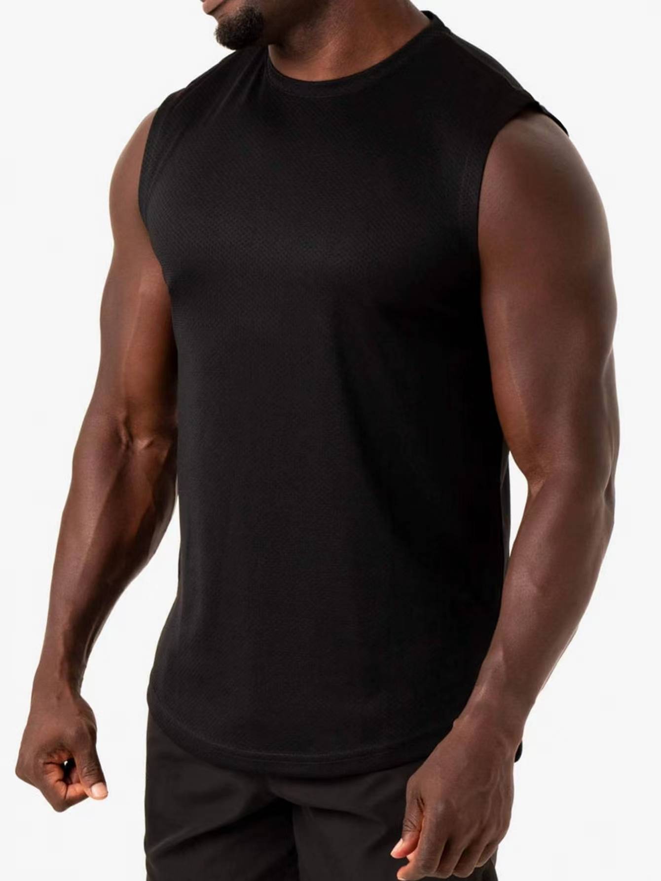 Men's fitness vest summer sleeveless loose sports undershirt