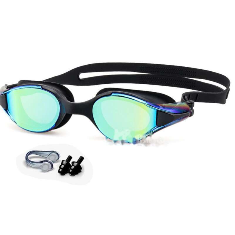 2024 New Waterproof Anti Fog High-definition Small Frame Male And Female Professional Racing Swimming Goggles With Nose_voghion.com