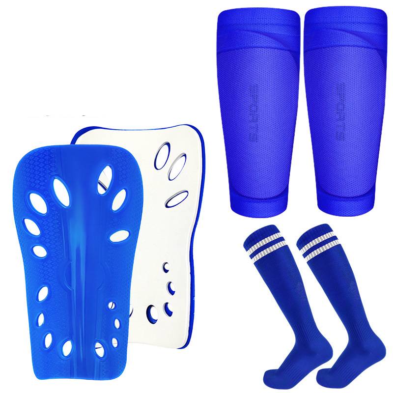 ​Youth Football Shin Guard Socks Set - Knee-High Compression Sleeves For Soccer, Basketball & Sports (3-Pack) - Breathable PU Material, Unisex S/M/L​_voghion.com