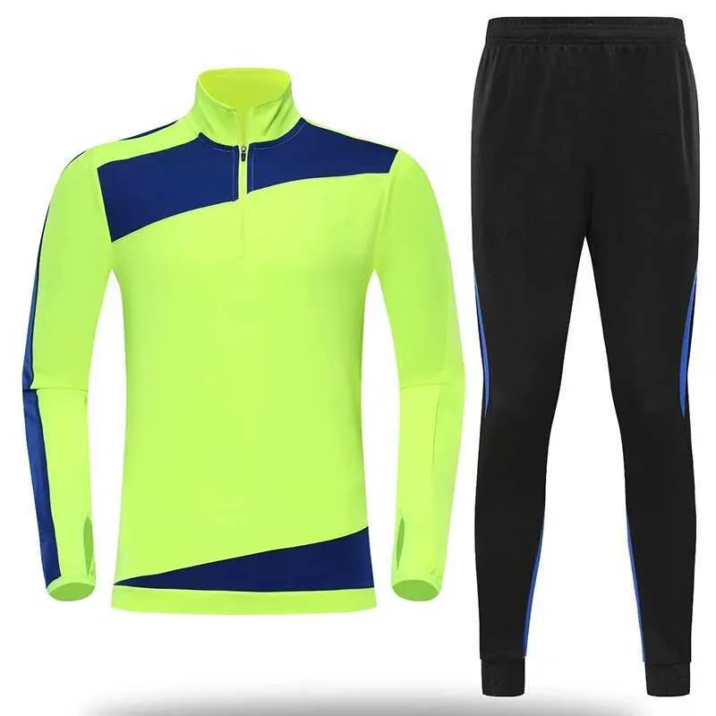 Soccer Tracksuit For Mens Kids Football Training Uniform Spring Sports Clothing Boys Long Sleeve Sportswear Can Custom_voghion.com