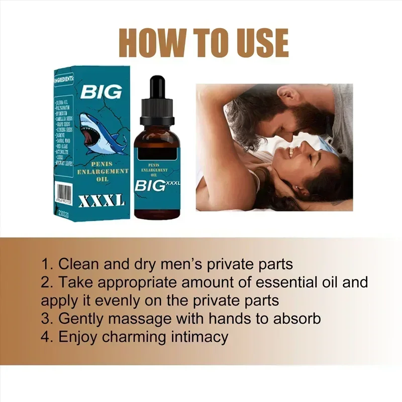 10ml Penisvergrößerer, Dickerchenvergrößerung, tragbar, 1 x ätherisches Massageöl für Männer_voghion.com