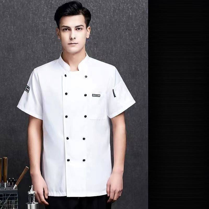 Vêtements pour hommes vêtements de chef restauration hôtel restaurant vêtements de cuisine manches longues et courtes vêtements de travail respirants