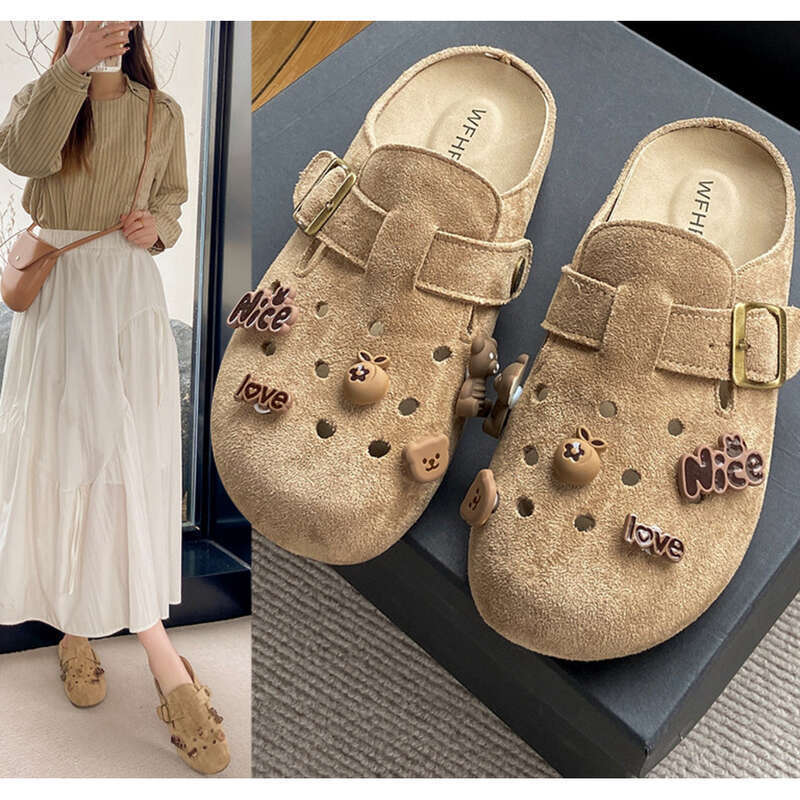 Summer Baotou Cave Flat Bottom Non-slip Maternity Slippers_voghion.com