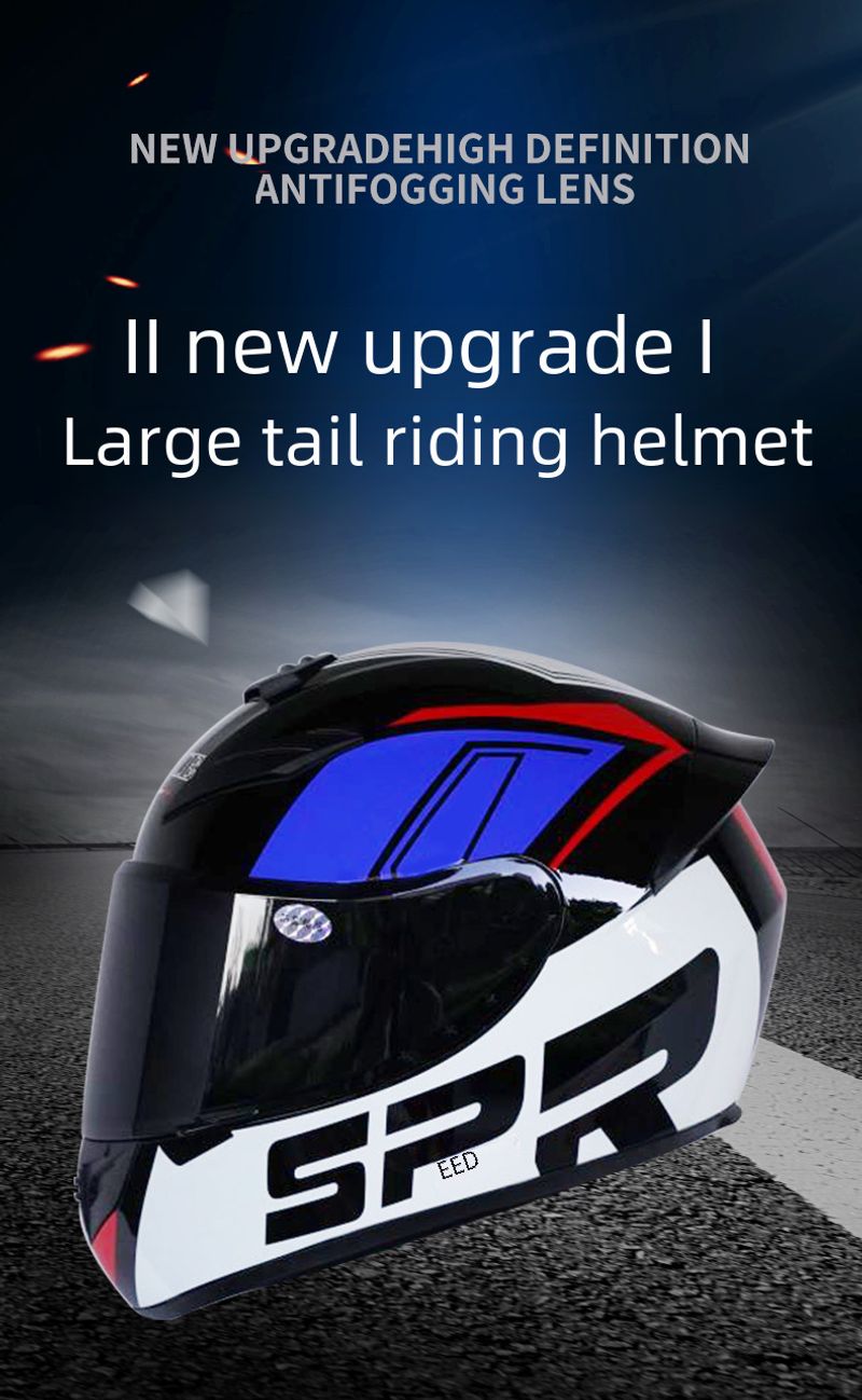 Casco integrale universale per auto elettrica premium transfrontaliera da uomo e da donna, estivo, quattro stagioni_voghion.com