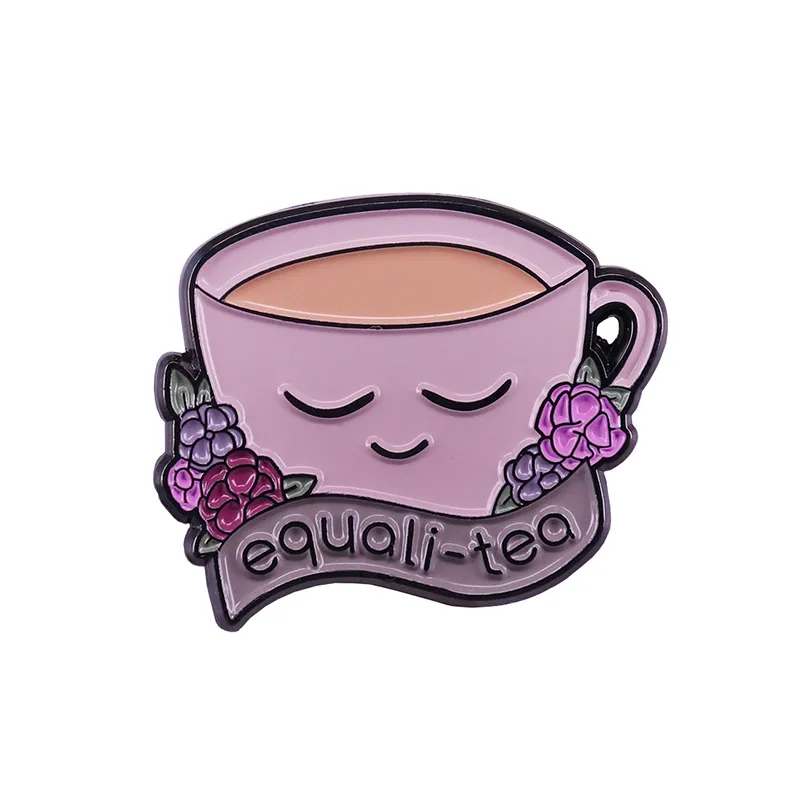 Brooches Tea Dos Funny Lapel Pins Women's Brooch Enamel Pin Badges On Backpack Cute Stylish Jewelry Fashion Accessories_voghion.com
