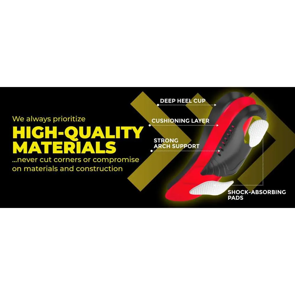 Premium Anti-Fatigue High Arch Support Uomo Donna Plantare Fascite Plantare Ortesi Suola Scarpe Stare in Piedi Tutto il Giorno Piedi Piatti_voghion.com