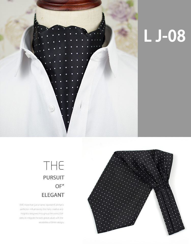 Sciarpa uomo jacquard paisley stile britannico per camicia_voghion.com