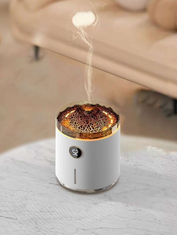 Jellyfish Ring Aromatherapy Machine Colorful Light Rechargeable Automatic Fragrance Spray Bedroom Desktop_voghion.com