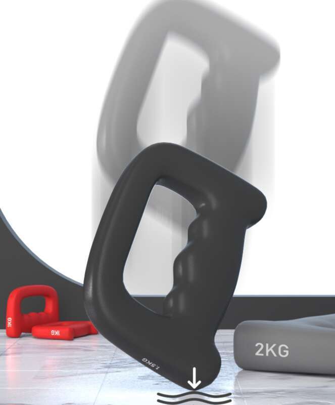 Dumbbell Jumping Special Air Strike Grip D-shaped Yaling Boxing Speed Training Endurance Fitness Exercise_voghion.com