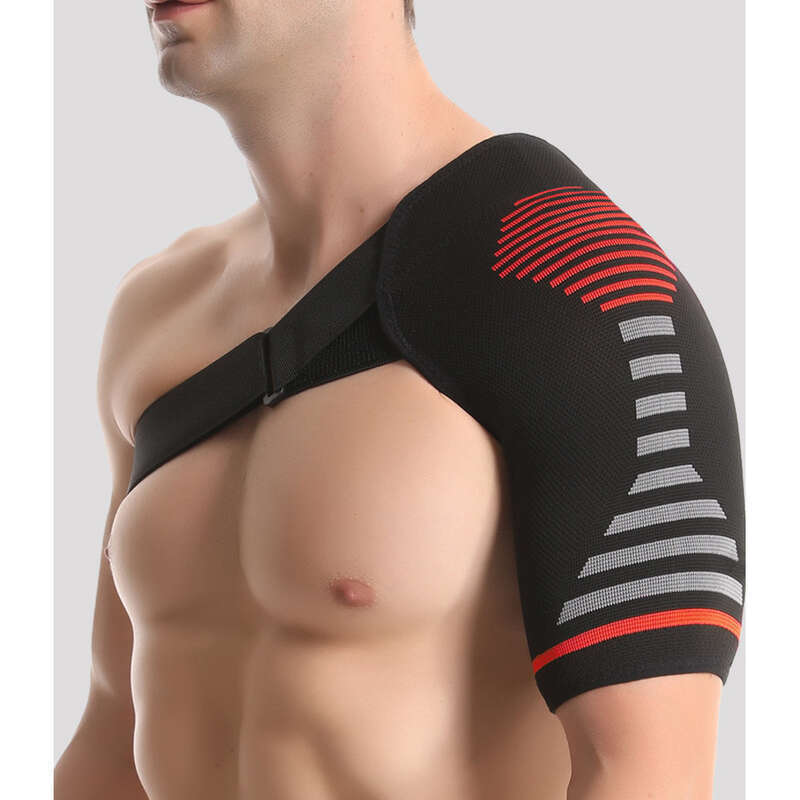 Sports Single Fitness, Sprain, Strain, Fixed Compression Joint Protection, Adjustable Elastic Shoulder Strap_voghion.com