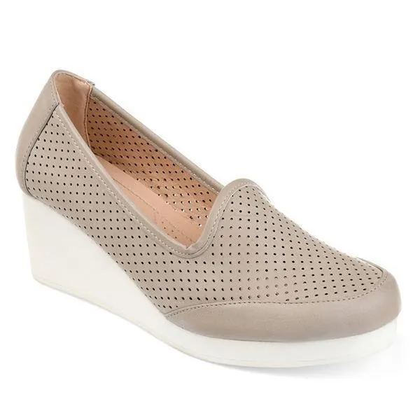 2022 New Wedges Women Sneakers Light Breathable Ladies Slip-On Solid Color Female Sport Casual Shoes atillas Mujer_voghion.com
