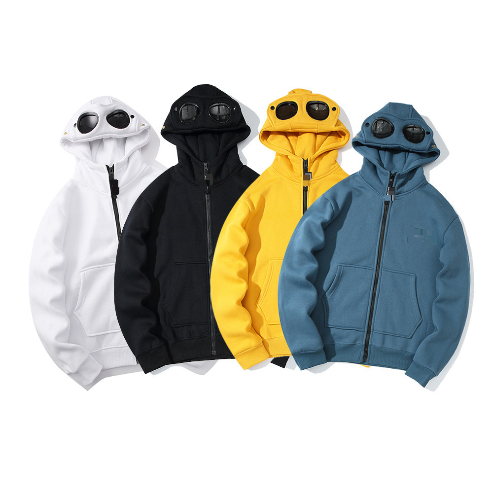 2024 Autumn/Winter New Casual Cotton Pullover Hooded Sweater For Men And Women, Round Lens Style