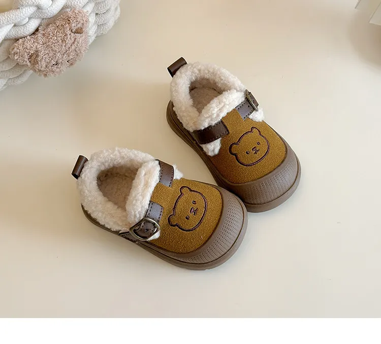 Baskets antidérapantes d'hiver pour tout-petits chaussures_voghion.com