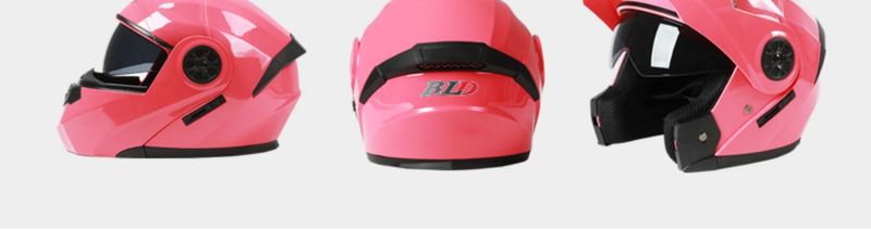 BLD Motocicletă completă cu lentile duble dezvăluită Cască de vară universală Four Seasons_voghion.com
