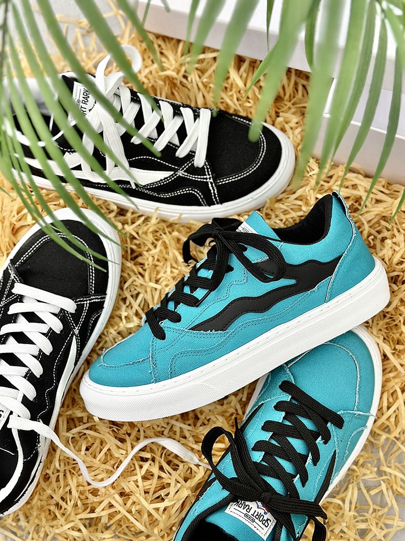 Neue Student Casual Canvas Herrenmode Board Schuhe_voghion.com