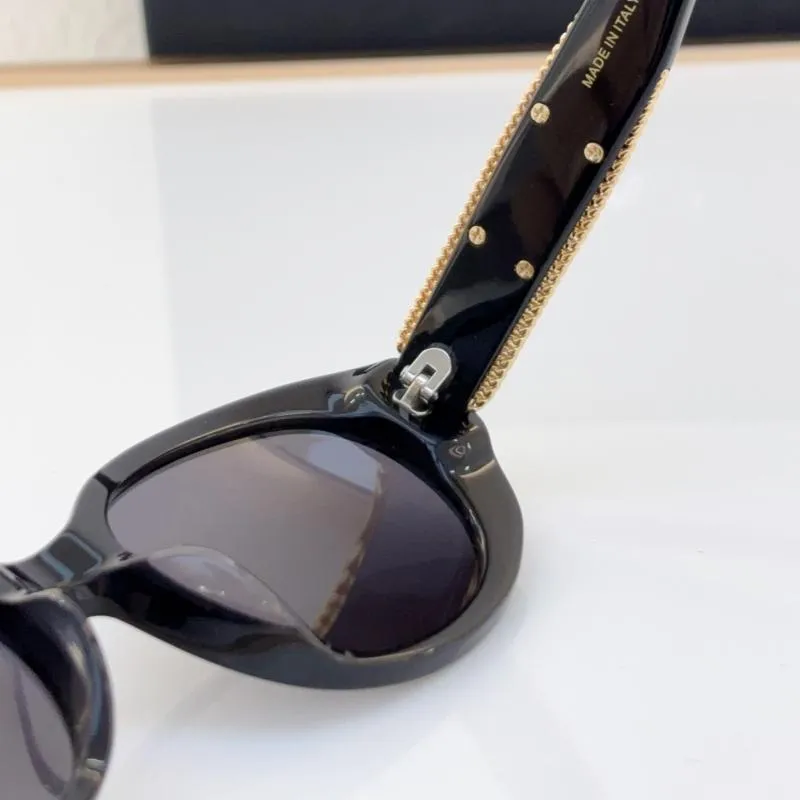 Sonnenbrillen verkaufen 2024 Oval Cat Eye für Frauen Retro Ästhetische Mode Mädchen Gafas Marke Designer Shades Sonnenbrille UV400_voghion.com