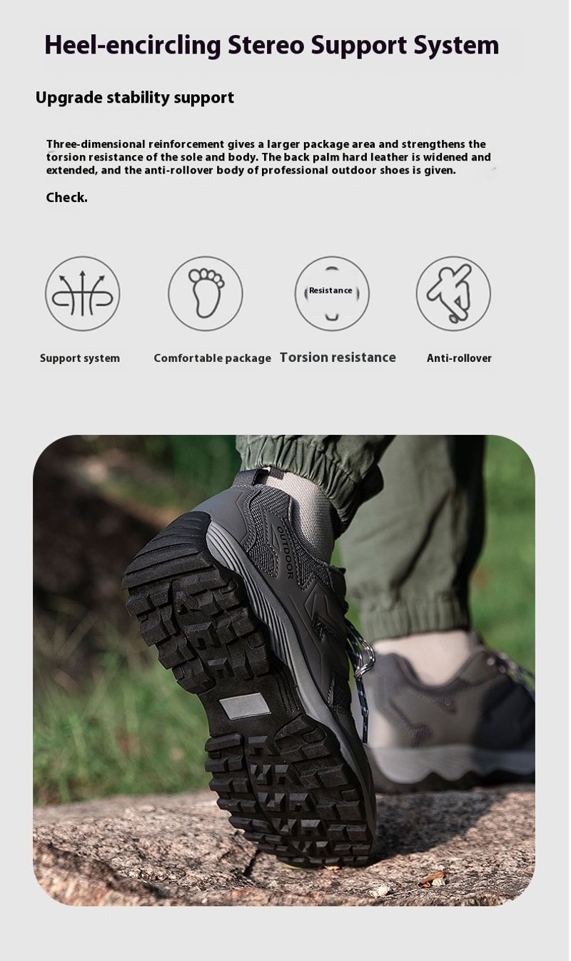 Wanderschuhe für Paare, weiche Unterseite, atmungsaktive Wanderschuhe, Cross Country, Outdoor, Damen, Übergröße,_voghion.com