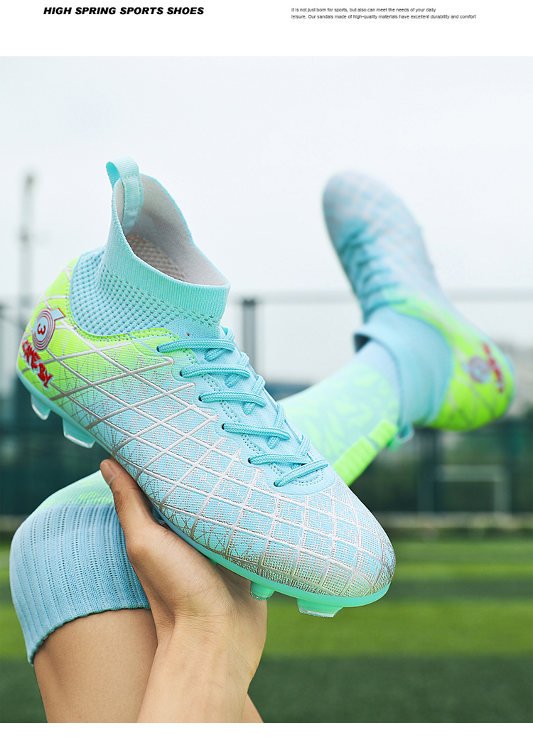 Professional Unisex Soccer Shoes Men Women Football Boots Training Sport Footwear Match Sneakers Non-slip Drop Shipping_voghion.com