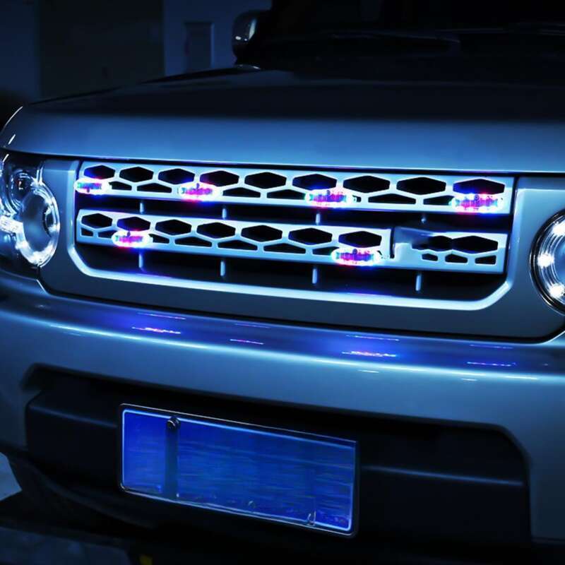 Motorcycle Electric Tricycle Warning Car LED Flashing Decorative Light, Solar Anti Rear End Collision Light_voghion.com
