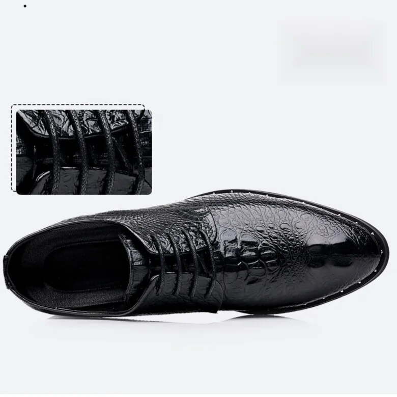 New Four Seasons Business Dress Lace up Casual Versatile Wear resistant Leather Wedding Men's Shoes_voghion.com