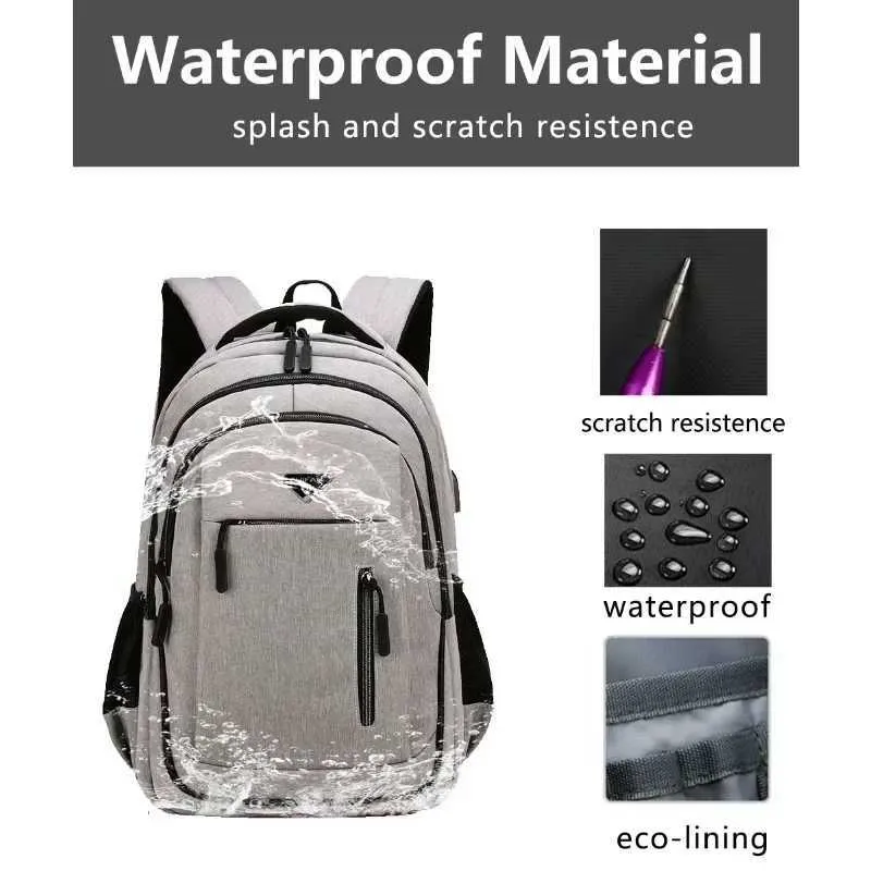 Sac à dos grande capacité pour homme, sac à dos pour ordinateur portable 15,6 pouces, Oxford, noir, solide, pour lycée, adolescent, collège, garçon, fille, étudiant_voghion.com