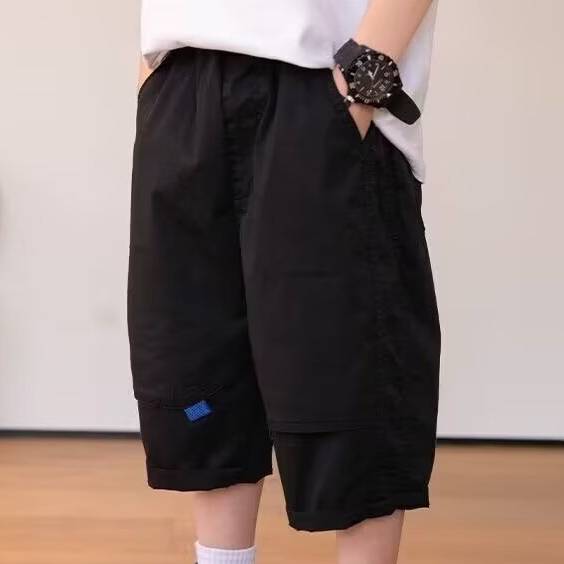 Short d'été fin pour garçon, style coréen tendance, vêtement enfant ample, pantalon de sport cinq points pour enfants (3-7 ans)_voghion.com