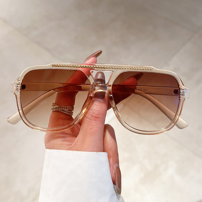 Nouveautés Mode Grand Cadre Vintage Carré Lunettes De Soleil Femmes Pour Hommes 223 Marque Designer Lunettes De Soleil Tendance Sexy Lady Shades_voghion.com