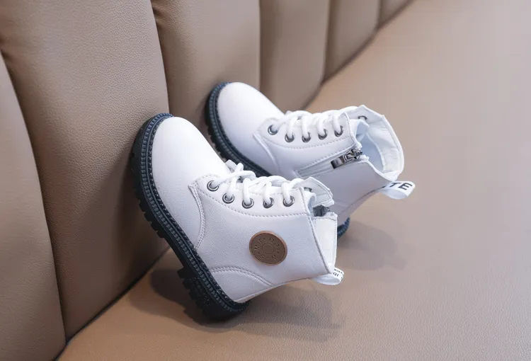 Kids Fashion Casual Toddler Boys Girls Autumn Winter Leather Littlesprouts Boots Children Running Sport Snow Shoes Sizes_voghion.com