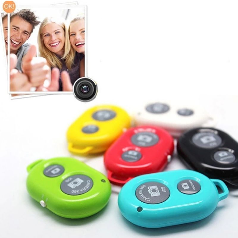Wireless Bluetooth-compatible Camera Remote Control Selfie Shutter For Mobile Phone Monopod_voghion.com