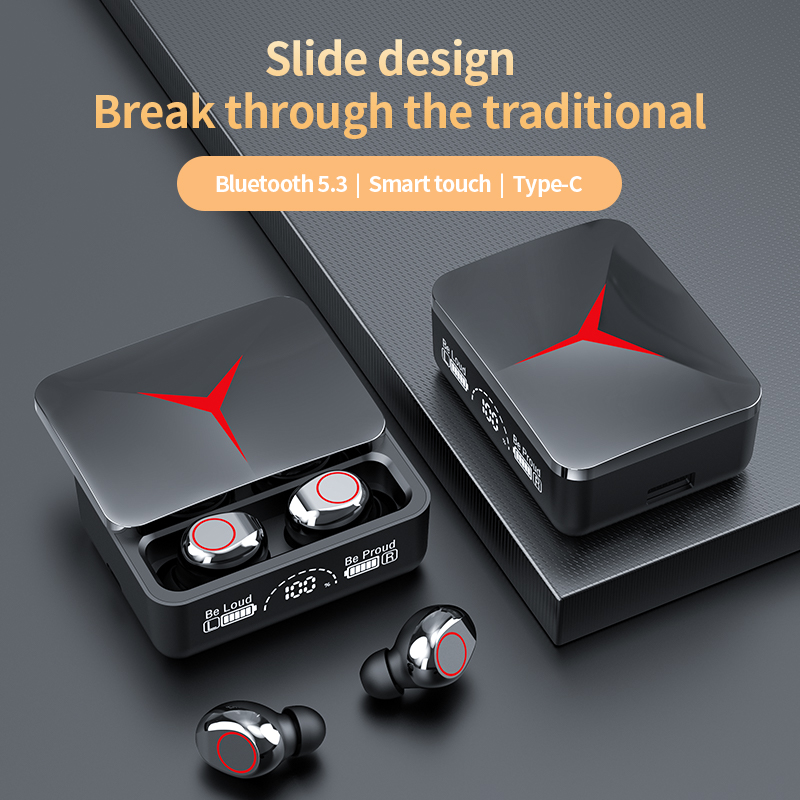 Căști wireless TWS Fone Bluetooth căști HIFI căști stereo cu microfon încărcare pentru jocuri sportive telefoane_voghion.com