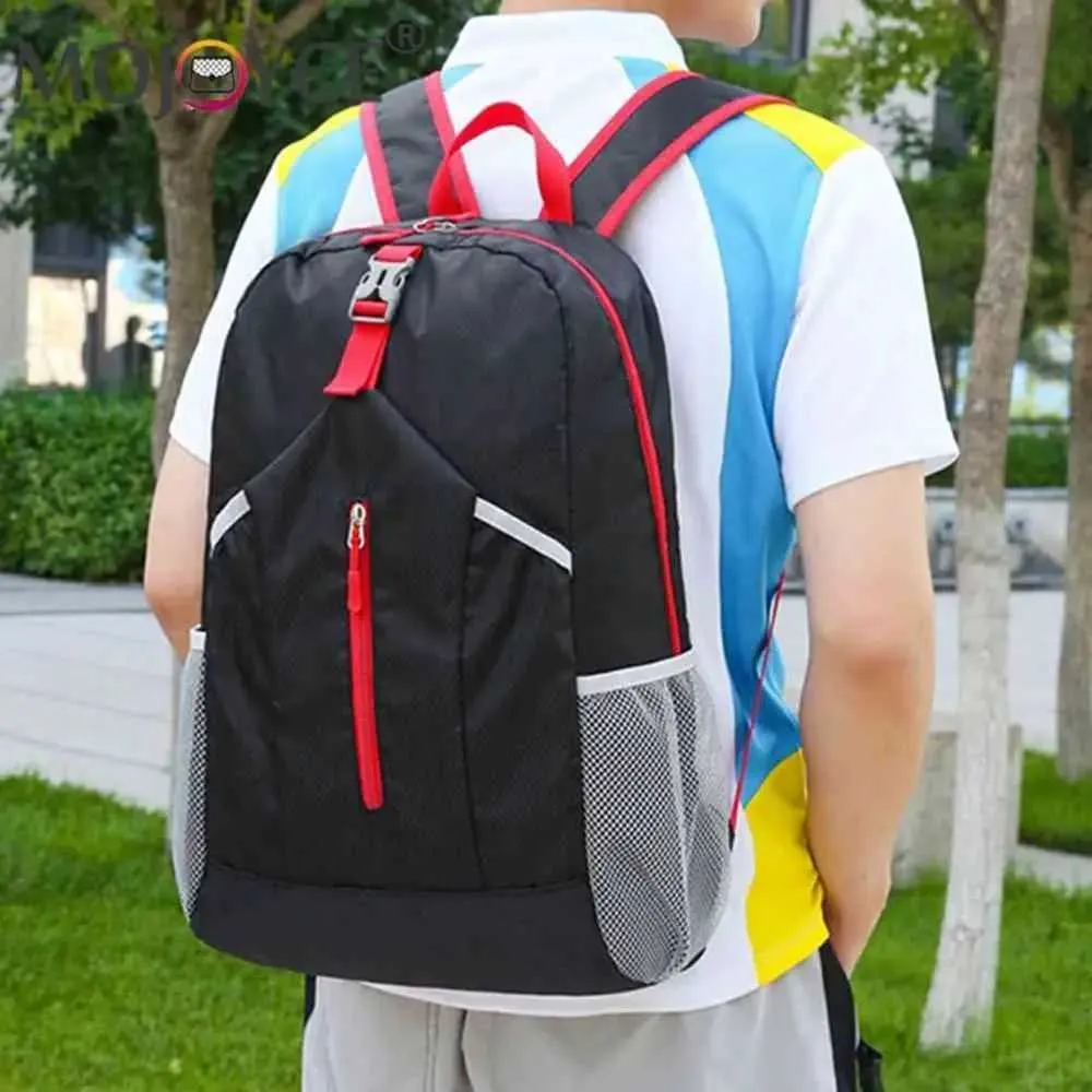 Sac à dos de sport d'extérieur imperméable à l'eau, sac d'alpinisme Oxford de grande capacité, sac de voyage léger et pliable à la mode_voghion.com