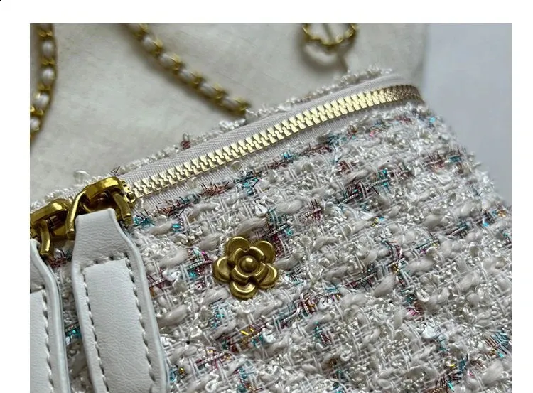 ELLOVADO Mini Dia Pattern Chain Shoulder Square Bag per donna Borse a tracolla alla moda Sac A Main Femme Viola 240725_voghion.com