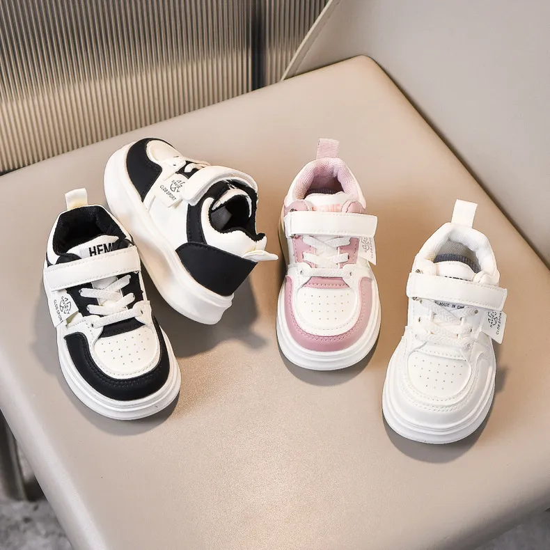 Kids Sneakers White Pink Black Children Casual Littlesprouts Boys Girls Toddler Outdoor Sports Trainers Shoes Sizes 22 -_desvips.com
