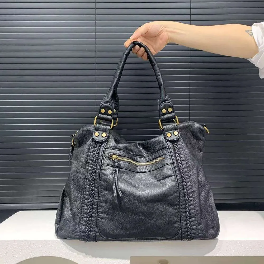 Geantă de mare capacitate Y2k Spicy Girl, cu un umăr, tip crossbody, stil vintage, locomotivă, stil stradă_voghion.com