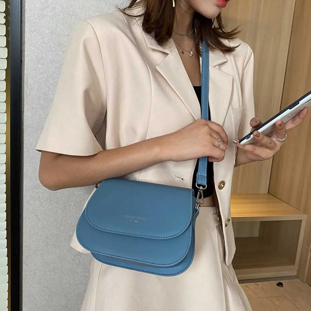 PU kožená dámská taška přes rameno módní jednobarevná mini temperamentní klopová kabelka elegantní dámská crossbody taška psaníčko_voghion.com