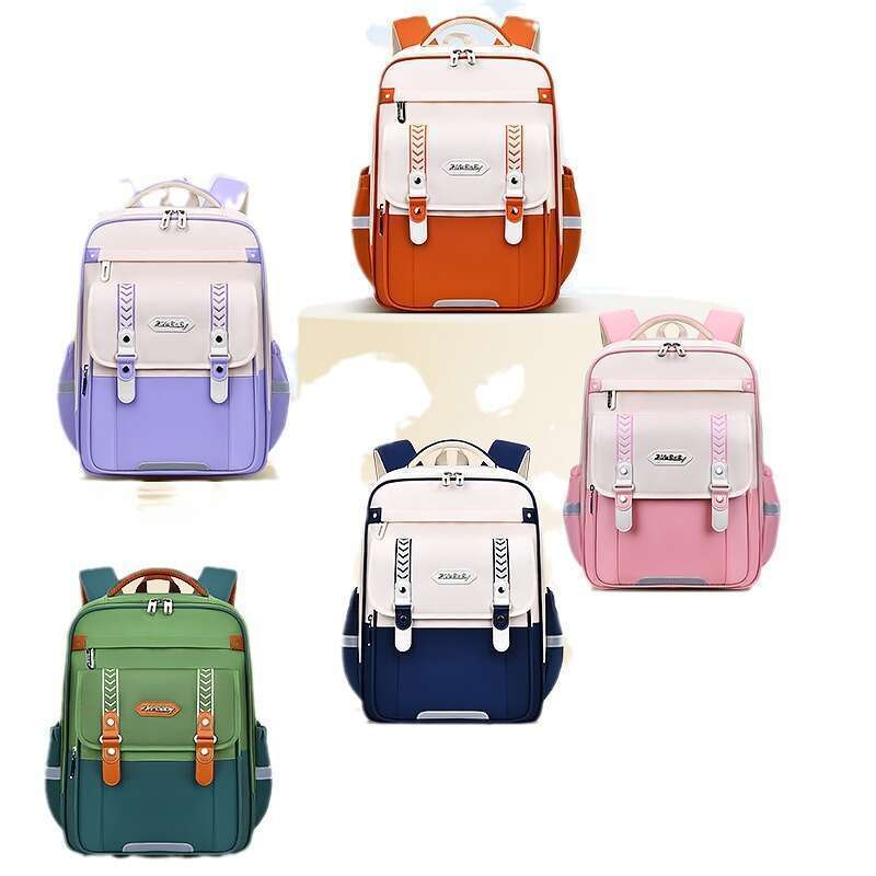 Sesame Baby's New Elementary School For Boys And Girls In Grades 1-6 Through 9, Large Capacity Children's Book Bag,_voghion.com