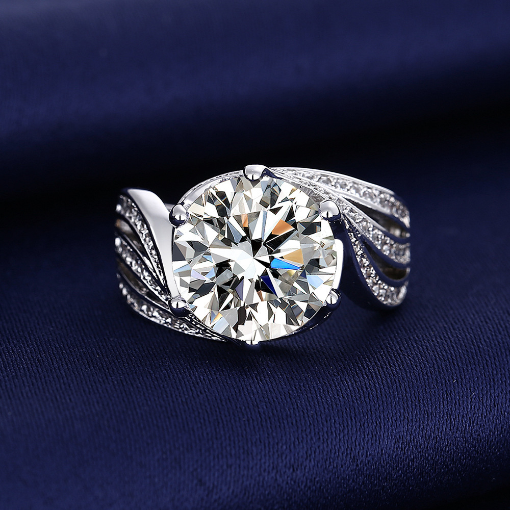 Explosive Sale Of Mozambican Rings Luxury 5-carat Women's Rings Engagement Proposal Wedding Opening Rings Valentine's Day Gifts_voghion.com