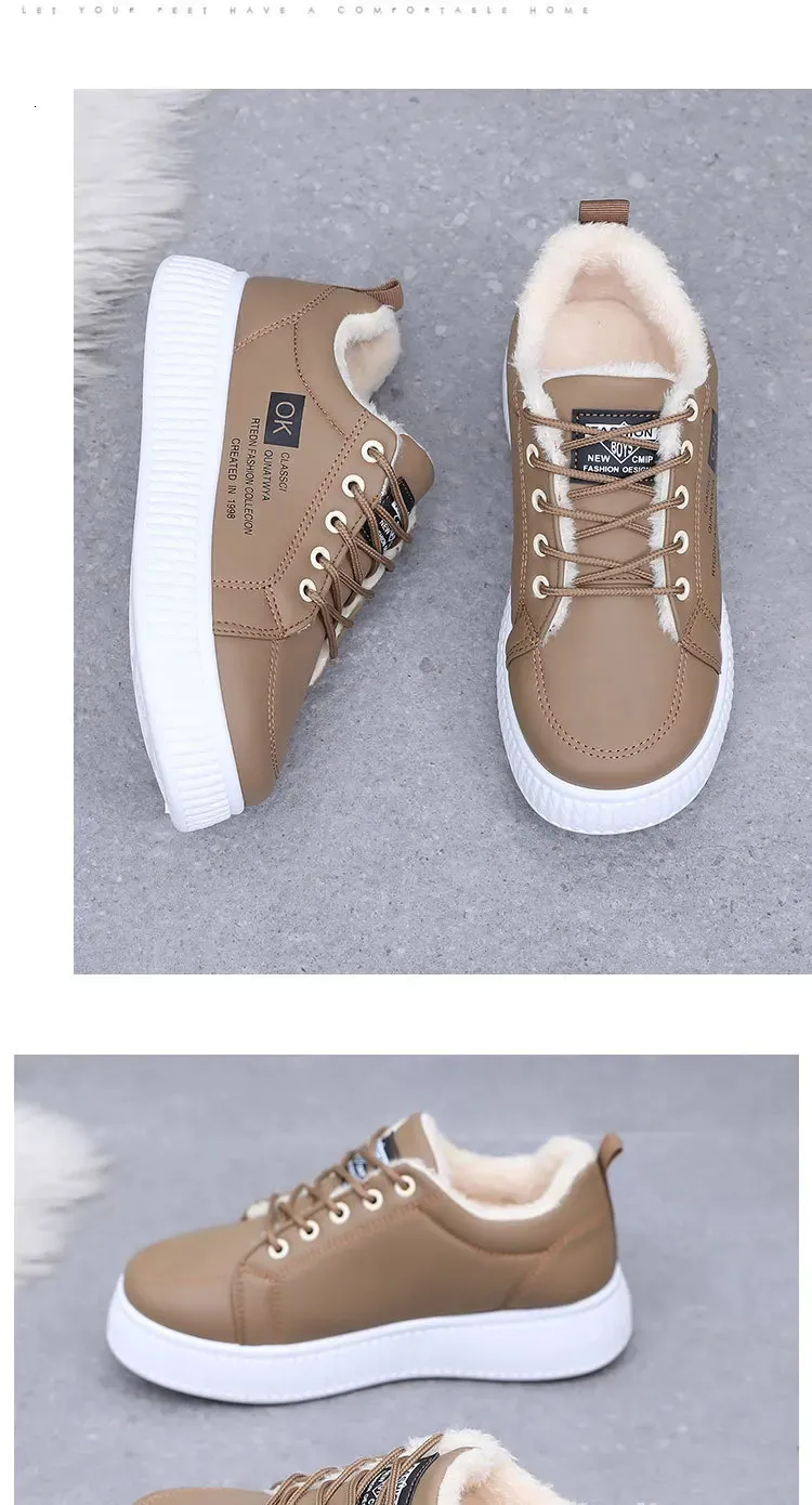 Sneakers platform donna invernali, scarpe sportive calde lacci_voghion.com