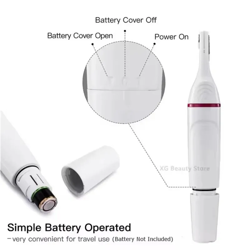 Multifunction 5 In 1 Electric Epilator Spiliter Trimmer Tools Women Hair Remover Shaver Razor For Eyebrow Underarm_voghion.com