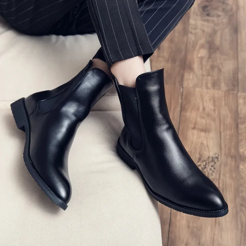 Erkek moda rahat bilek botları deri rahat kışlık erkek ayakkabı büyük beden 38-48 240930_voghion.com