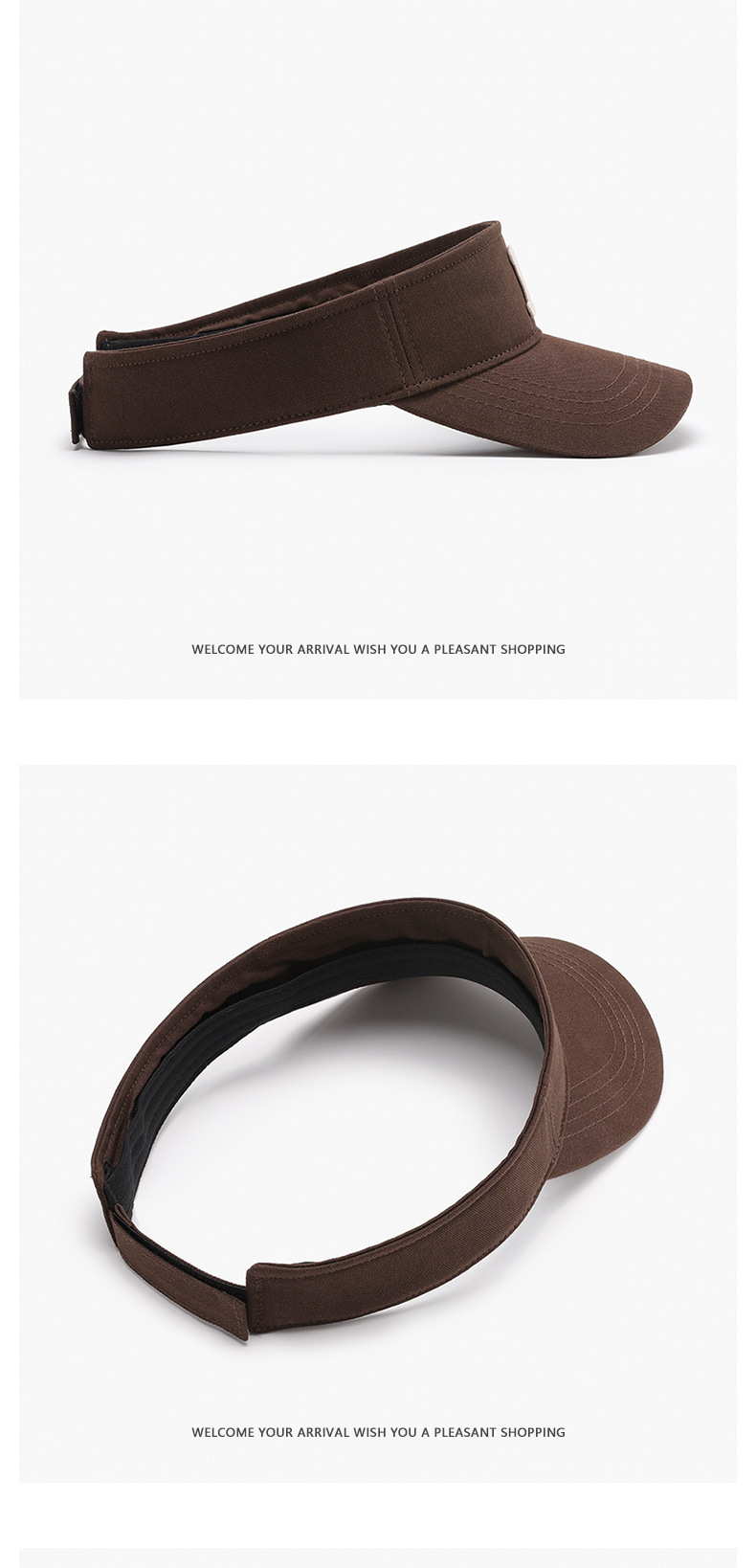 Sombrero de copa vacío con visera protectora solar de verano para mujer, gorra para deportes al aire libre, para correr, tenis de playa, para hombres y mujeres_voghion.com