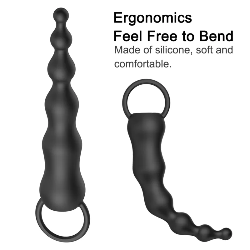 Toys Erotic Butt Plug Anal Beads Vibrator Vibrating Prostate Massager Clitoris Stimulator Female Masturbation_voghion.com