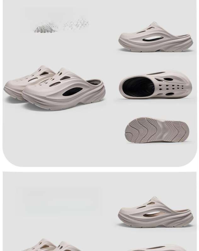 Sandali con suola spessa, da indossare all'aperto, inodori, traspiranti. Scarpe da uomo, sandali estivi alti, antiscivolo._voghion.com