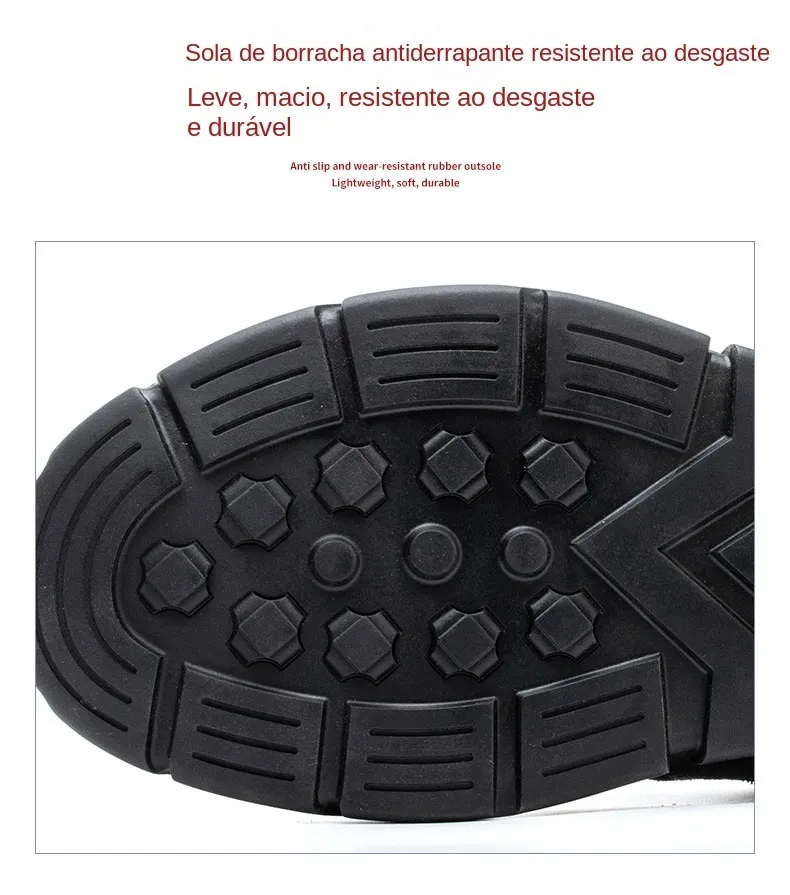 Chaussures de sécurité pour hommes, en cuir de vache, avec tête composite, anti-clou et antistatique, pour le soudage 241205_voghion.com