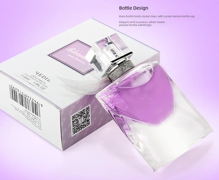 Perfume de alta gama con fragancia fresca y duradera para mujer de Genuine Flower._voghion.com